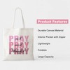 Teeglow Christian Canvas Tote Bag Gifts for Women, Aesthetic Faith