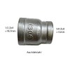 Sleeve Reducing Thread Stainless Steel Internal Thread 1/2 Inch to