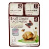 Mascarilla Facial Líquida De Caracol Reparadora Dizao 10pcs
