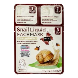 Mascarilla Facial Líquida De Caracol Reparadora Dizao 10pcs