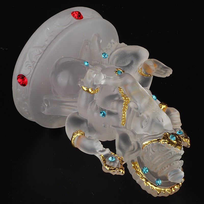Southeast Asia Transparent Elephant God Ornaments Handicraft Decoration Daily Ornament