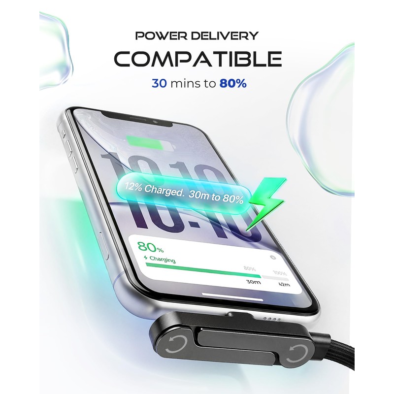 LOOHOI USB C to USB C Cable, 240W Fast Charging