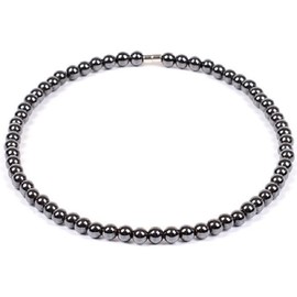 Dr Kao Magnetic Therapy Hematite Necklace, Hematite Magnet, Support The Immune System, Magnet Necklace, Relieve Stress and Frustration, Health Gifts for Family