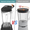 OMMO Blender 1800W, Professional High Speed Countertop Blender with Durable