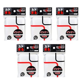 Kadomaru Sleeves for Inner Use, Size 2.5 x 3.5 inches (64 x 89 mm), Pack of 100 (5 Sets)