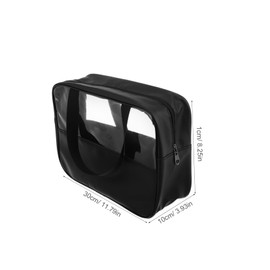 OHPHCALL Cosmetic Bag Toiletry Bag Makeup Bags Make up Bag Travel Makeup Bag Clear Tool Bag Clear Bag Organizer Travel Bag for Toiletries Clear Makeup Case Makeup Bag Clear Washbag Pink PVC