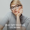 IBOANN B0BD2JTVWM, one pack Blue light glasses Zebra