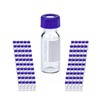 ALWSCI 2 ml Clear Autosampler Vial, HPLC Vial with Writing
