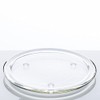 Richland 8" Glass Pillar Plate Set of 8 Candle Coaster