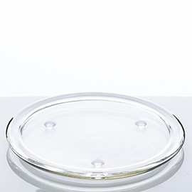 Richland 8" Glass Pillar Plate Set of 8 Candle Coaster Base