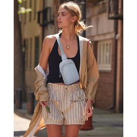 CHOLISS Small Crossbody Bags for Women and Men, Sling Bag for Women and Men Trendy, Fanny Packs Chest Bag with Extended Strap