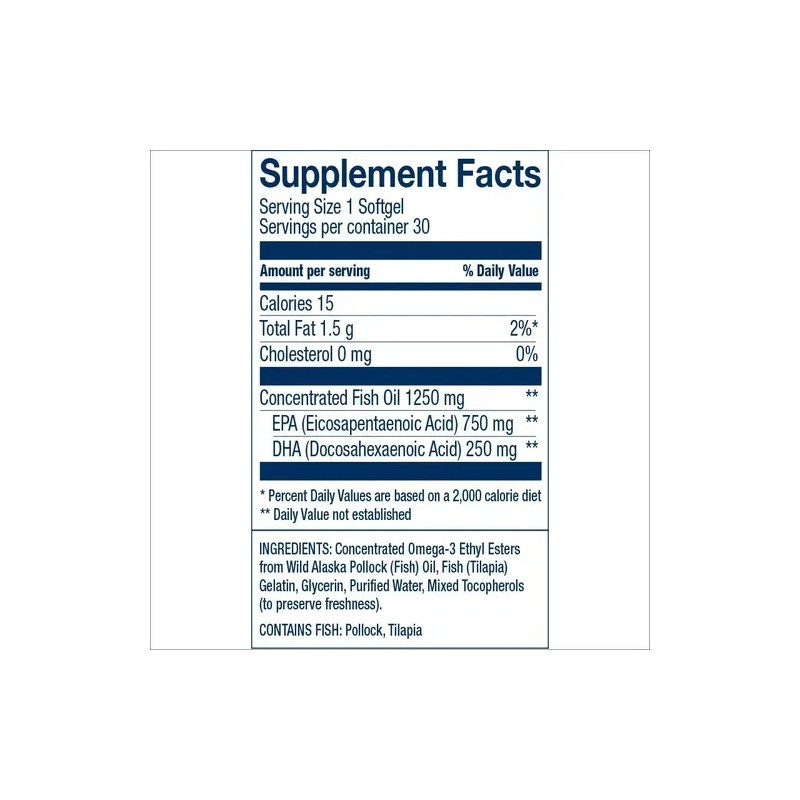 Omega 3 Wiley's Finest Wild Alaskan Fish Oil Peak EPA