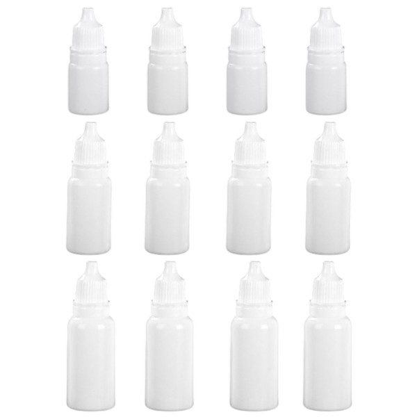 SCJJZ Pack of 12 Dropper Bottles 5 ml 10 ml
