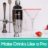 Modern Mixology Mixology Cocktail Shaker Set Drink Mixer, 8-piece Portable