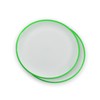 Linden Berg Round Salad Plate (Green)
