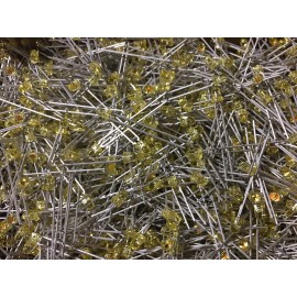 OSRAM 25 Pcs 3mm YELLOW LED Through Hole Diffused 587nm 71mcd