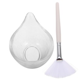 minkissy Ergonomic Face Brush Mixing Bowl Fruit Acid Skincare Tool for Gentle Exfoliation