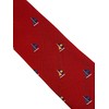 Frederick Thomas Nautical Sailing Yacht Design Tie, 8 cm Width,