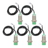 5Pcs Approach Sensor Inductive Proximity Switch NPN NO DC6‑36V 15mm
