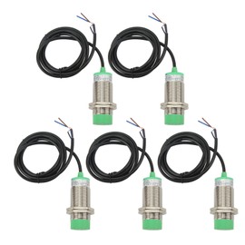5Pcs Approach Sensor Inductive Proximity Switch NPN NO DC6‑36V 15mm Detecting Distance M30x1.5
