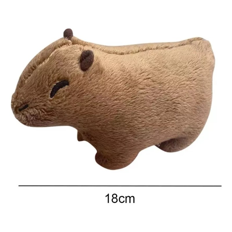 Importudo Peluche De Capibara Animal Roedor Lindo Regalo Detalle 18cm