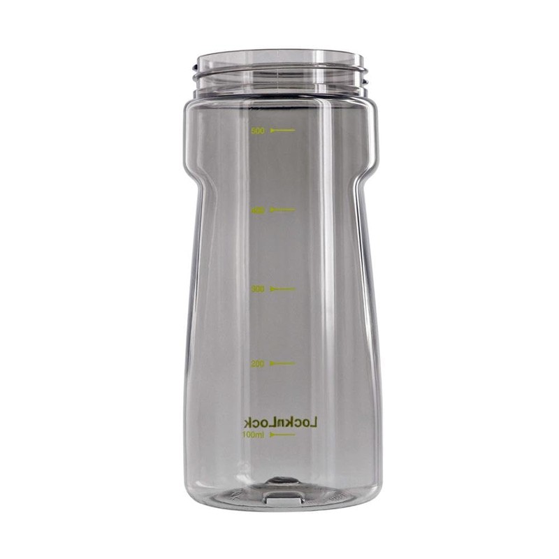 LIV PLUS Water Bottle Lightweight 550ml Black ABF723BLK Lock &