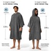 Winthome Changing Bath Robe, Surf Poncho Towel with hooded (M,