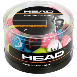 HEAD Pro Damp Tennis Racket Vibration Dampeners - Racquet Shock Absorbers, 70 Piece Bulk Jar