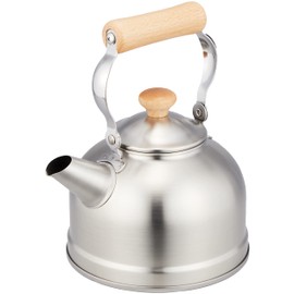 Wahei Freiz Chitose CS-021 Somewhere Nostalgic Kettle, 3.5 gal (1.5 L), Wooden Handle, Induction Compatible, Made in Japan