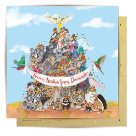 La La Land Greeting Card Warm Wishes From Downunder