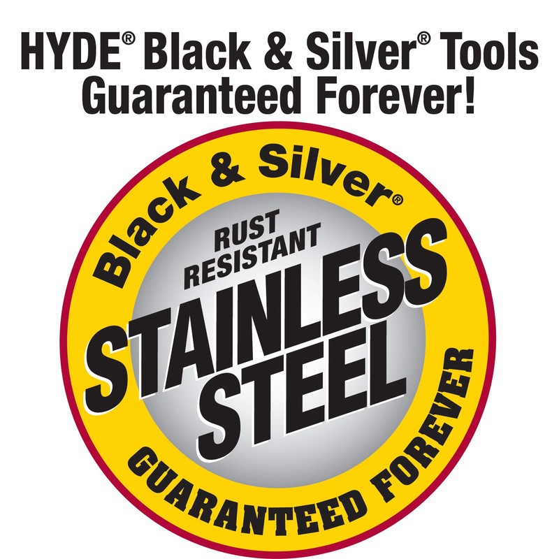 Hyde Tools 10550 Scraper, Black/Silver