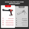 Cordless Caulking Gun for Milwaukee 18V Battery, Electric Caulk Adhesive