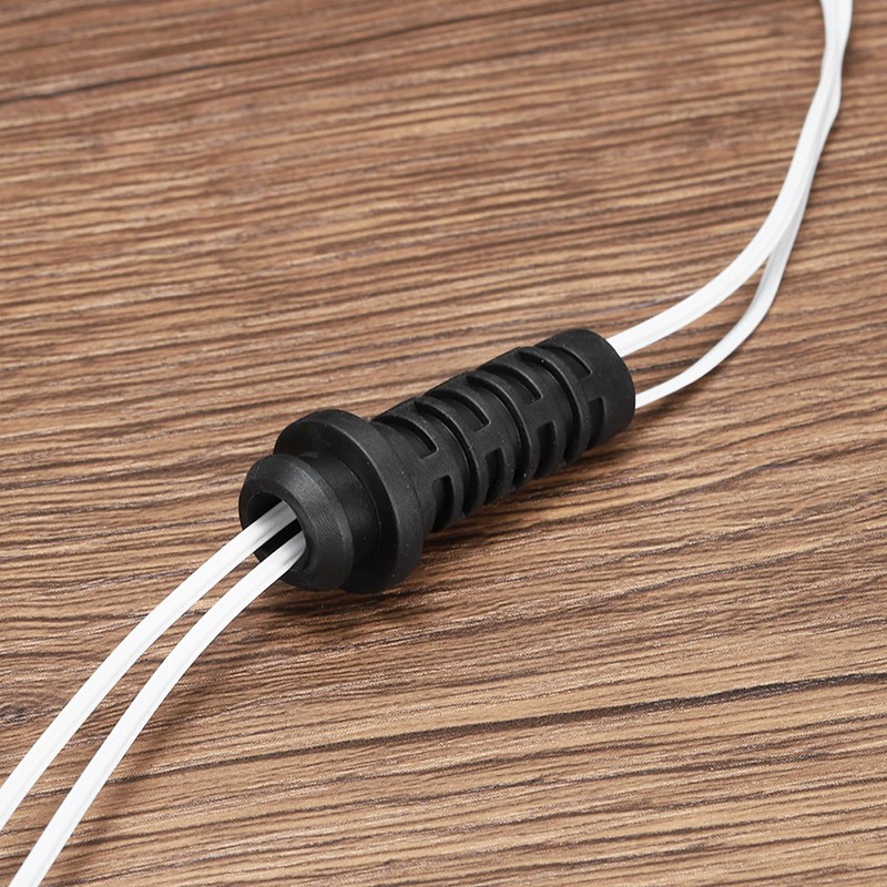 sourcing map 30pcs 8mm Strain Relief Cord Connector Cable Bushing