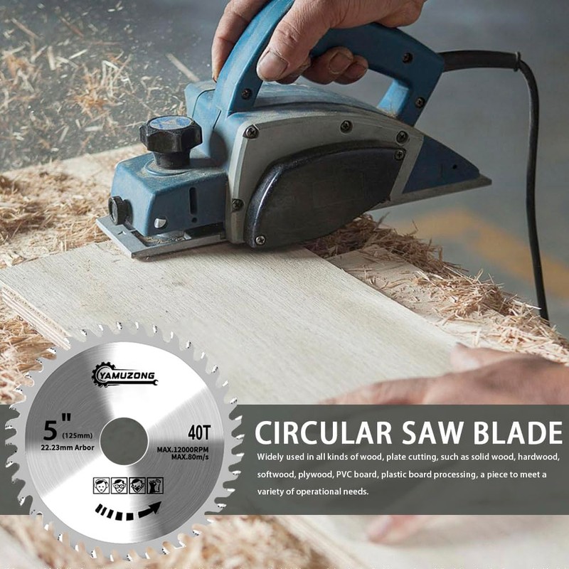 5" Angle Grinder Circular Saw Blade 40 Teeth Woodworking Saws