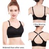 INTLMATE 3 Pack Women's Nursing Bra Seamless Wireless Night Sleep
