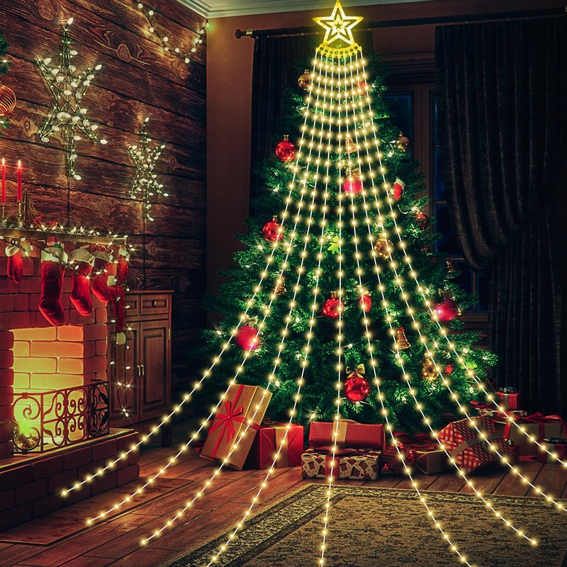 HELESIN Christmas Tree Lighting Warm White