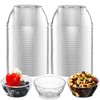 Clear Mini Plastic Bowls - (Bulk 50 Pack) 6 Oz