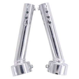 Doo Engy Universal 48 mm Exhaust Muffler Angled Exhaust Trim Exhaust System Motorcycle Exhaust Muffler DB Killer Noise Reducer for Manifold Street Bike Motorcycle Scooter