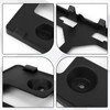 Front Bumper License Plate Bracket Black Compatible with Ford Escape