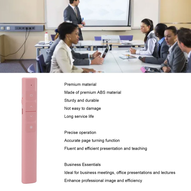 Presentation Clicker Multifunction Accurate High Sensitivity Wireless Charging PPT Page