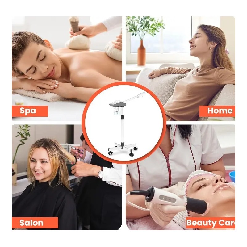Vaporizador Facial Ozono Barberia Estetica Spa Limpieza Piel