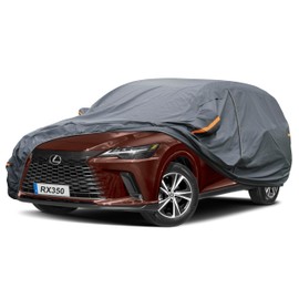 GUNHYI GUNHYI Premium Car Cover Custom Fit Lexus RX350 (2015-2025), 16 Layers Heavy Duty Car Cover Waterproof All Weather with Zipper Door for Sun Rain Snow Dust Uv Protection