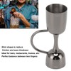 Double Sided Cocktail Bell Jigger Stainless Steel Dual End Wine