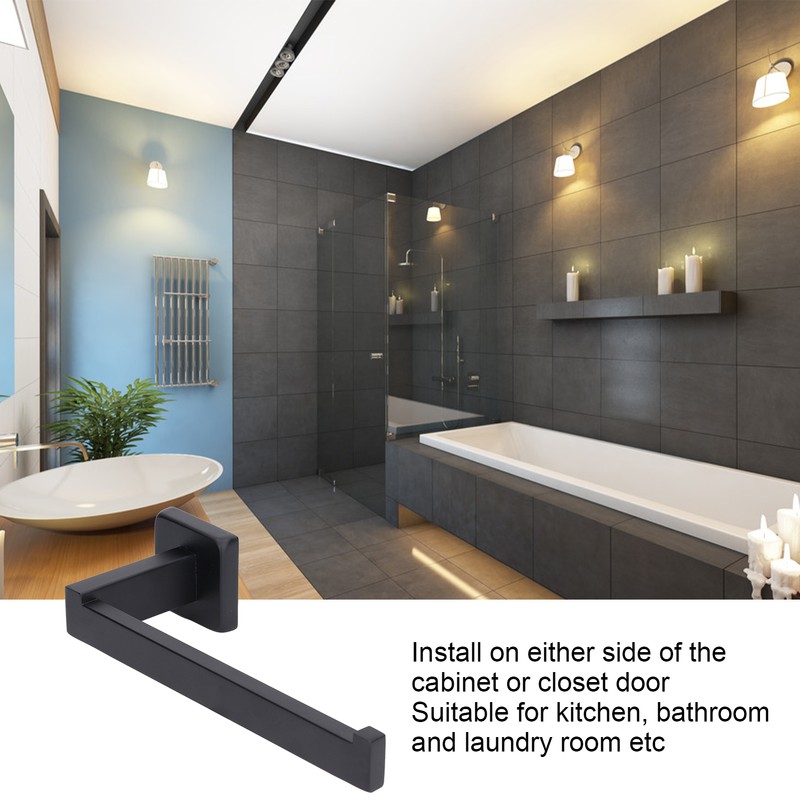 Towel Rack 304 Stainless Steel Single Pipe Wall Mounted Towel