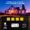 WLED Smart LED Strip Controller with Mic, uses WLED app,