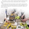Food Thermometer Digital LCD Display Stainless Steel Probe for Home