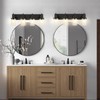 GoYeel Bathroom Light Fixtures Over Mirror, Matte Black Vanity Light