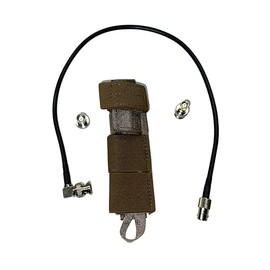 Tactical Antenna Relocation Kit – Enhanced Signal & Mobility – Chest Rig & Backpack Compatible – Durable, Lightweight & Weather-Resistant – Ideal for Military, Outdoor Use (Green, 19" Cable)