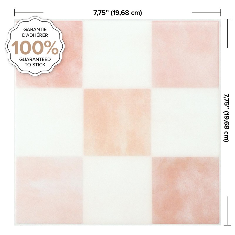 SMART TILES Peel and Stick Backsplash - 5 Sheets of