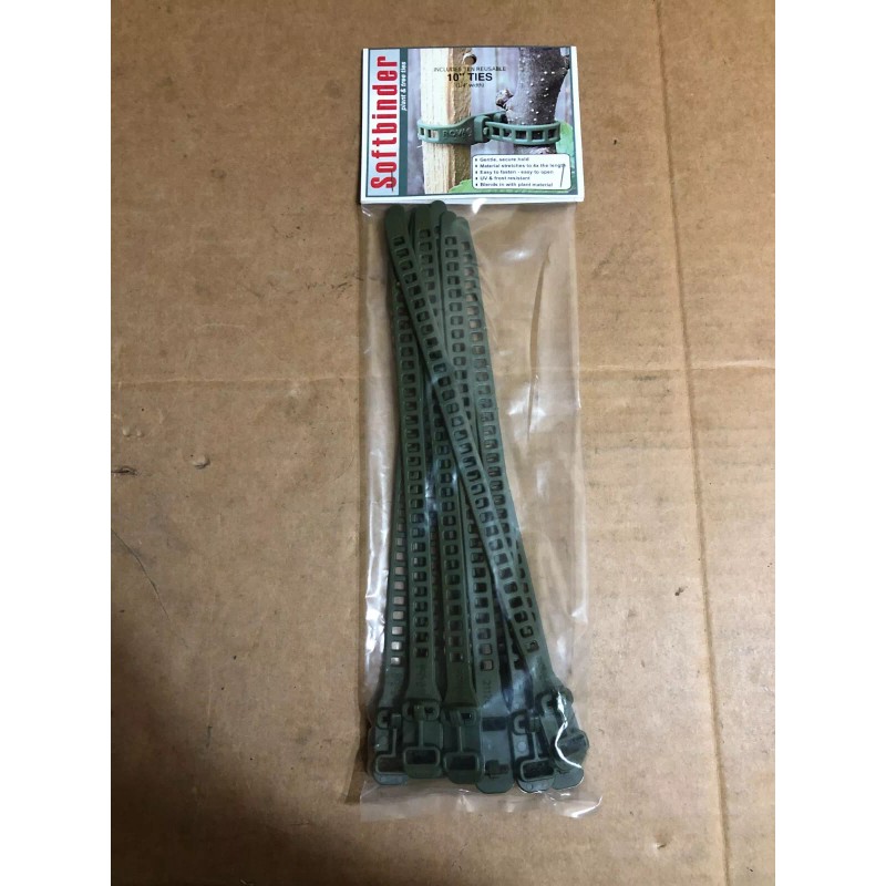 GardenWorks Garden Works Softbinder 10" Plant & Tree Ties, 10-count,